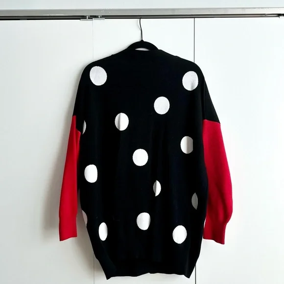 Exquise Polka Dot Patterned Knitwear Cardigan - Picture 7 of 13